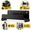 2pcs Heavy-Duty Wall Mounted Ladder Hook, Steel Ladder Storage Hanger