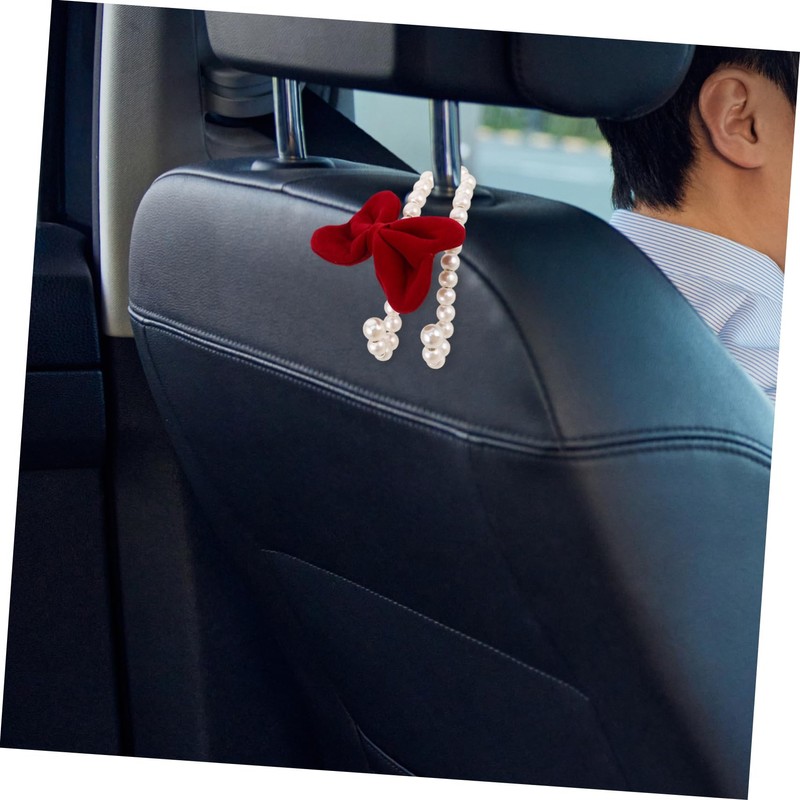 Gatuida Bow-Shaped Car Seat Back Hanger Seat Back Hooks Car