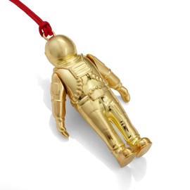 Waterford Christmas Spaceman Golden Ornament