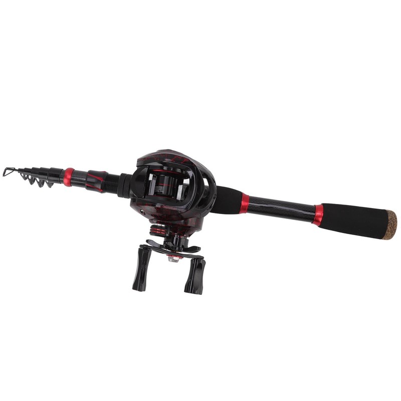 Fishing Rod and Reel Combos Carbon Fiber Telescopic Fishing Pole