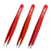 REMOS Tweezer Set 3 Pieces with Eyebrow, Splinter & Combination