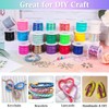 Cridoz Boondoggle Lanyard String Kit with 20 Rolls Plastic Lacing