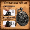 BelleVive Mini DND Dice Set with Pocket Watch Case, 7