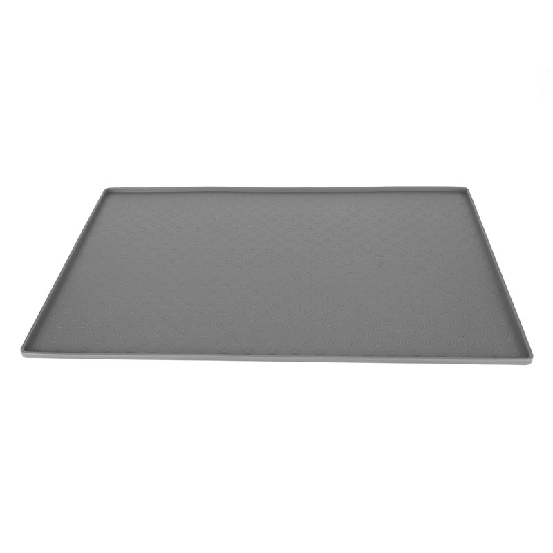 Pet Feeding Mat Silicone Waterproof Safe Raised Edge Slip Resistant