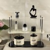 Acrylic Desktop Organizer – 3 Layer Display Shelf, Perfume Jewelry