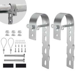 Solar Hook Balcony Solar Panel Holder Round Balcony (Pack of 2)