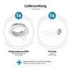 ledscom.de FERE Ceiling Mounting Frame White Swivelling (LED/Halogen/GU10/MR16/PAR16/50 mm) Including