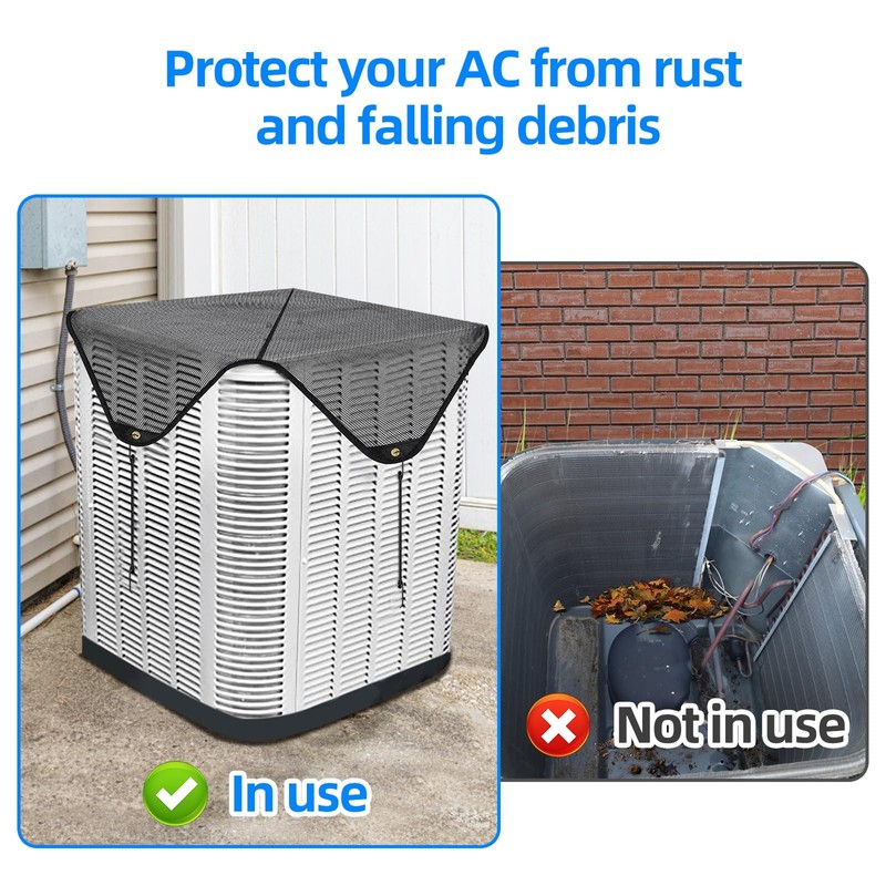 Air Conditioner Covers for Outside 32" x 32",AC Mesh Cover,