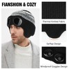 AYPOW Winter Thermal Beanie Hat Unisex, Windproof Knitted Warm Beanie