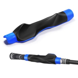 Golf Grip Trainer to Help Correct Hand Position, Golf Club Grip Hand Shape Corrector, 6" Portable Golf Club Grip Attachment to Correct Hand Placement