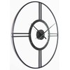 Infinity Instruments Large Metal Wall Clock 24 inch Astro Contemporary
