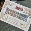 [FW season highly recommended] Champagne gold magnetic gel handmade nail