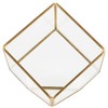 Sass & Belle Brass Cube Terrarium