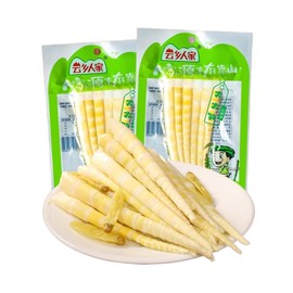 Pickled Bamboo Shoots , Fresh Mountain Pepper Crispy Tender Shredded Bamboo Shoots, Fresh Bamboo Shoots, Tender Bamboo Shoots, Crispy Bamboo Shoots, Instant Snack, Snacks & Leisure Food, Chinese Pickled Vegetables (3.1 Oz*4 Bags)