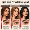 Eyebrow Pencil for Women, Dual-Ended Microblading Eyebrow Pen with 2-Fork