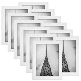 5x7 Picture Frames White Set of 12 for Wall Gallery Collage Photo Frames or Tabletop Display