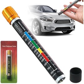 GBKDQQ Paint Gauge: Car Paint Thickness Gauge, Magnetic Paint Gauge, Car Paint Film Pen, Car Paint Tester, Paint Gauge, Body Damage Detector with Magnetic Tip Scale