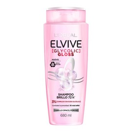 L'Oreal Paris Elvive Glycolic Gloss Champú Brillo 72 H, 680 ml