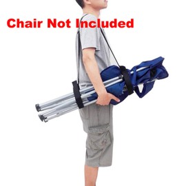 YYST 2 X Adjustable Beach Chair Carry Strap Universal Folding Chair Carry Strap Bed - 2 Straps Per Pack (Chair Not Included)