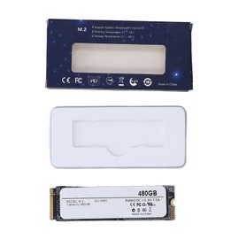 NVMe Internal SSD PCIE Gen3 X 4 M.2 2280 Interface Stable Operation NVMe Internal Solid State Drive for Desktop Computer Laptop 480GB