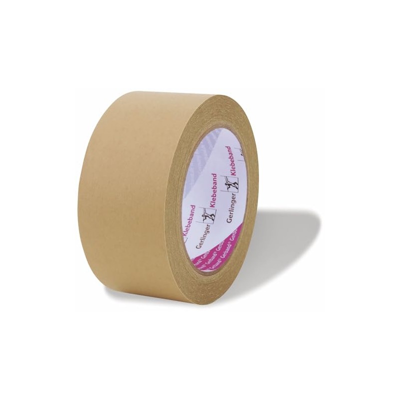 GERBAND Kraft Paper Tape 120 50mm x 50m Brown Recyclable