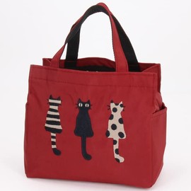 Atsuko Matano [Height 7.3 x Width 8.3 x Gusset] Mini Bag (Good Friend Cat) (Women's) Red Free