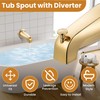 Dreyoo Tub Spout (Universal Fits 1/2" Copper Pipe, 1/2" IPS