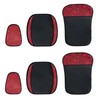 Pirador Sparkly Rhinestone PU Leather Car Seat Covers Front Seats