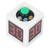 Cube Timer 1.4in 4 Sided Digital Shot Countdown Stopwatch for