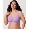 DELIMIRA Women's Confishape Full Coverage Bra Plus Size Supportive Underwire