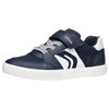 Geox Boys' J Gisli Boy D Trainers, Navy-white