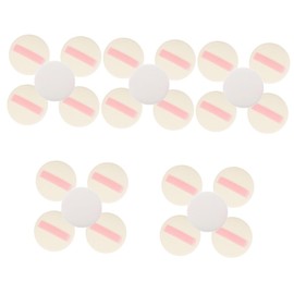 Baluue 5sets Body Powder Makeup Flocking Comfortable Portable Makeup Accessories Ideal for Eyes Cheeks Lips 5pcs*5