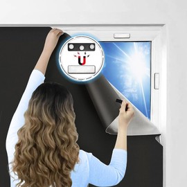 Curtain Magnets Closure- 10 Pair Magnetic Curtain Clips with Adhesive for Blackout Curtains, Curtain Clips to Hold Curtains Closed