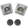 Front Wheel Hub Kit w/Bearings Seals 2Pcs Replacement for 2003-up Club Car DS & Precedent Replace# 102357701