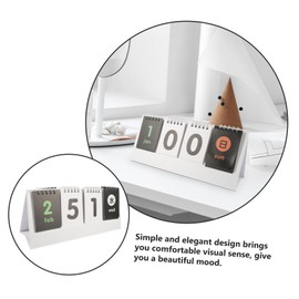 Tofficu Motivational Desk Calendar Countdown Calendar Day Date En Desk Calendar