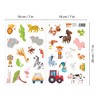 WALPLUS Gel Clings Removable Reusable for Kids Toddlers Classroom Nursery