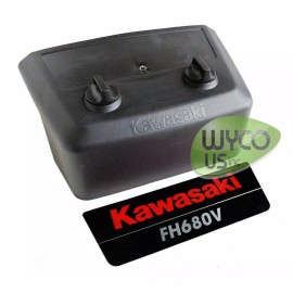 Kawasaki AIR FILTER COVER W/ LABEL, KAWASAKI FH680V 23HP W/ STANDARD AIR FILTER,19A-12C