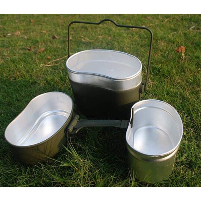 WWII Germany Military 3Pcs in 1 Camping Cookware Cook Set