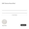 GR5 Titanium Round Rods 10in Length,4mm Dia for Diy Projects