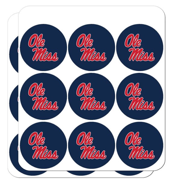 University of Mississippi Primary Logo Planner Calendar Scrapbooking Crafting Stickers