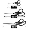 Wilhelm Sell® Scissors Set 3 Pieces - 3 Sizes for