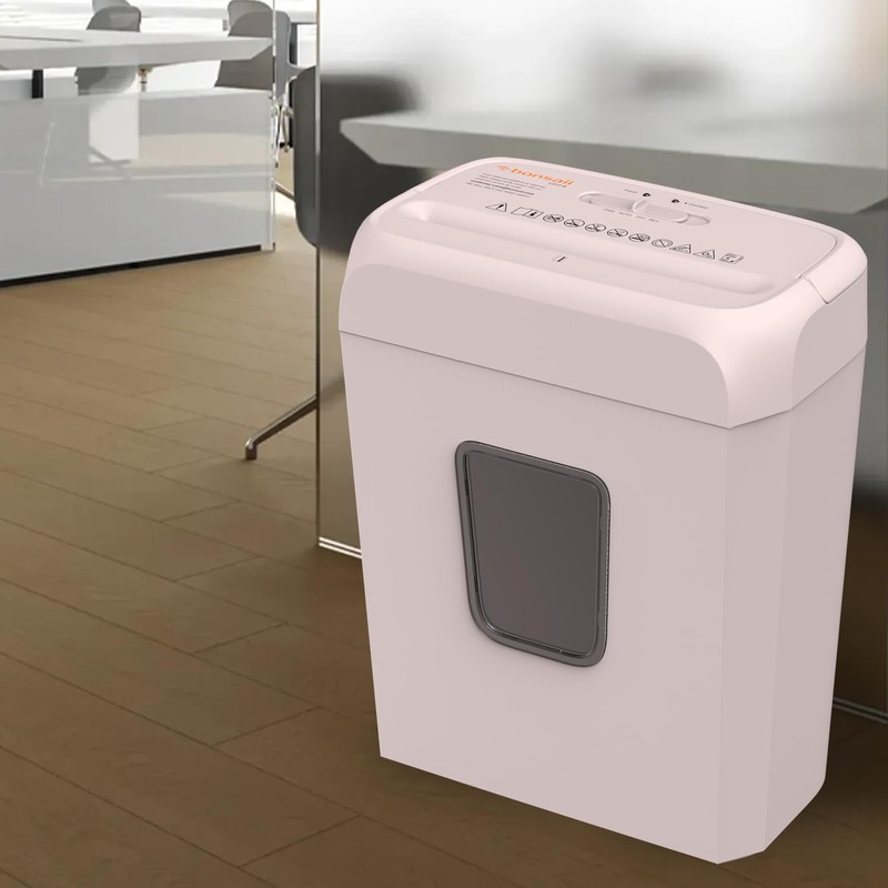 bonsaii Bonsaii Compact Design for Business Paper Shredder, 6-Sheet Cross-Cut,