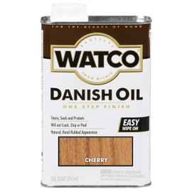Watco 65241 Danish Oil Wood Finish, Quart, Cherry