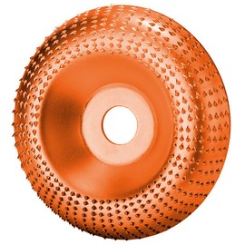 100mm Wheel Carbide Grinding Discs Polishing Shaping Grinding Wheel Wood Carving Disc Kit Upgraded Version Angle Grinder Wood Carving Disc 16mm (Orange)