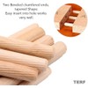 TERF® 200 Pcs Wooden Dowel Pins 8mm X 30mm Wood