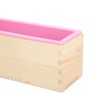 Wooden Loaf Soap Cutter Mold with 1 Pc Silicone Mold