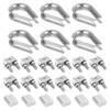 TOP-VIGOR M10 Wire Rope Accessory Set for 3/8" Dia Wire