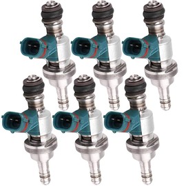 Automotive-leader 6Pcs/lot 23250-31020 FJ764 Fuel Injectors 1 Holes Disc Engine Nozzle Replacement for Lexus 2006-2013 IS250 2006 GS300 2.5L V6 23209-39055 23209-31020