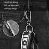 KCFEV Titanium Carabiner Keychain, Bottle Opener Keychain Clip, Key Organizers