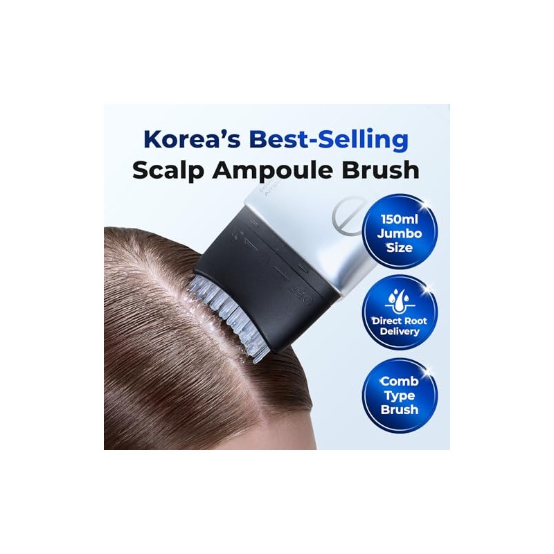 EPAIS Scalp Boosting Ampoule with Built-in Brush 150ml, Scalp Care